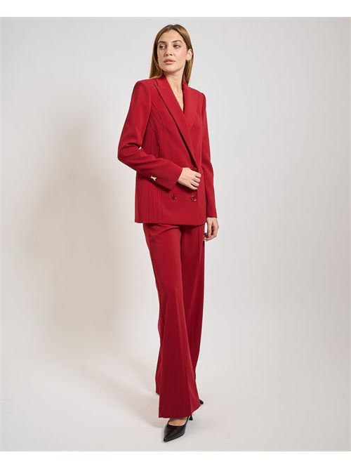 Giacca donna Patrizia Pepe doppiopetto in crepe PATRIZIA PEPE | 8S0554-A6F5R862